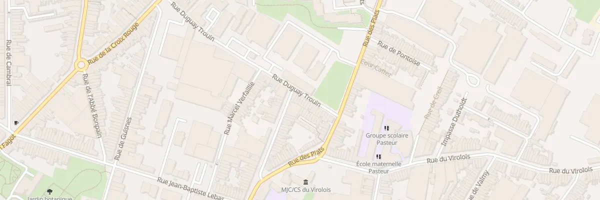 Plan du 56 Rue Duguay Trouin à Tourcoing
