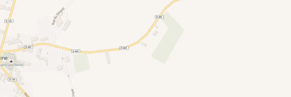 Plan du 24 Rte de Vieillefond à Laféline