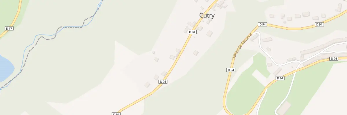Plan du 9 Rte de Coeuvres à Cutry
