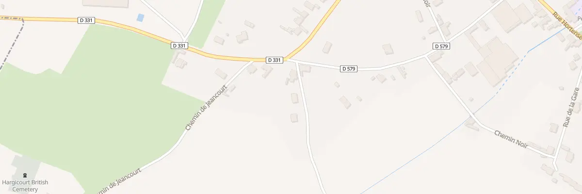 Plan du 2 Che du Verguier à Hargicourt