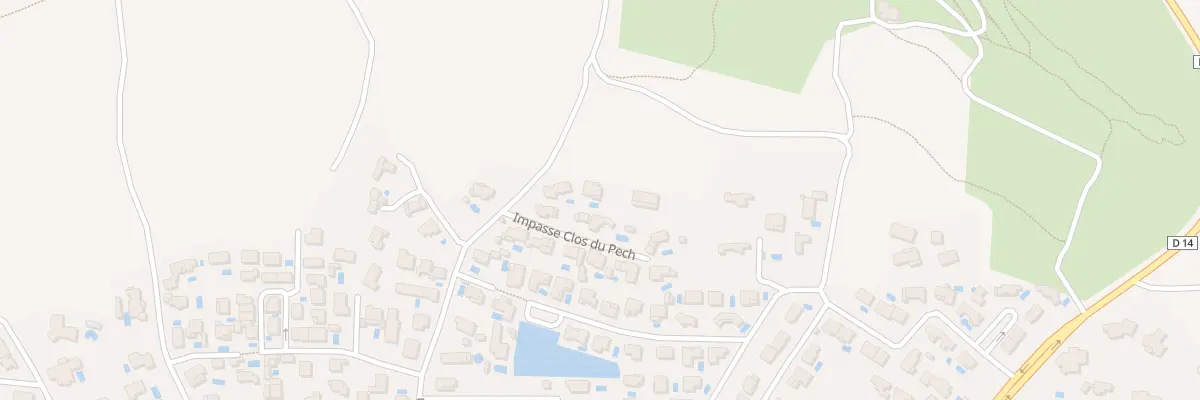 Plan du 45 Rue du Pech à Lespignan