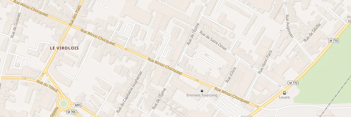 Plan du 71B Rue de l’Epine à Tourcoing