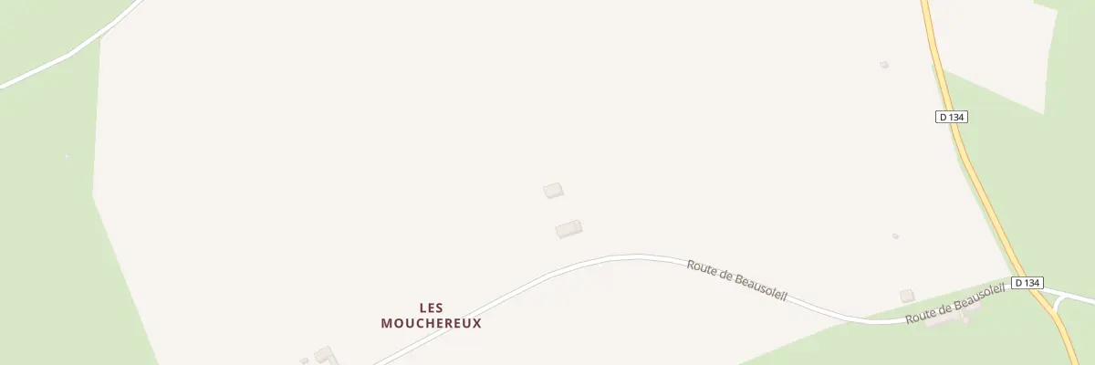 Plan du 420 Rte de Beausoleil à Souvigny