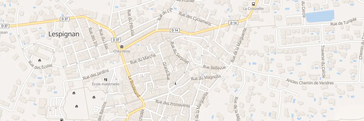 Plan du 11 Rue du Serpolet à Lespignan