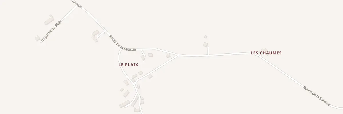 Plan du 5263 Le Plaix à Cressanges