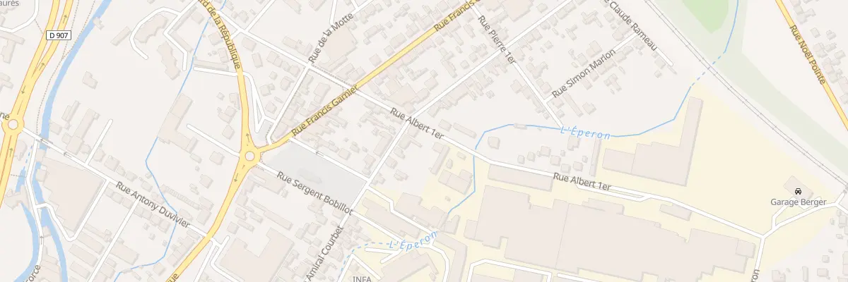 Plan du 1 Rue Albert 1er à Nevers