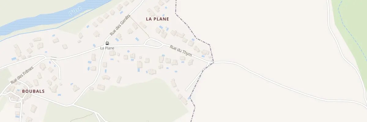 Plan du 12 Rue du Thym à La Tour-sur-Orb