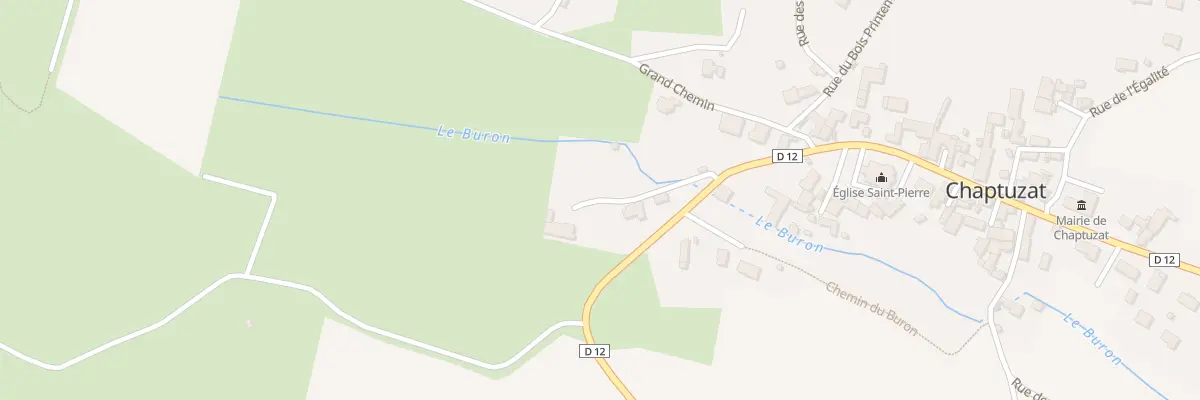 Plan du 42 Rte du Château à Chaptuzat