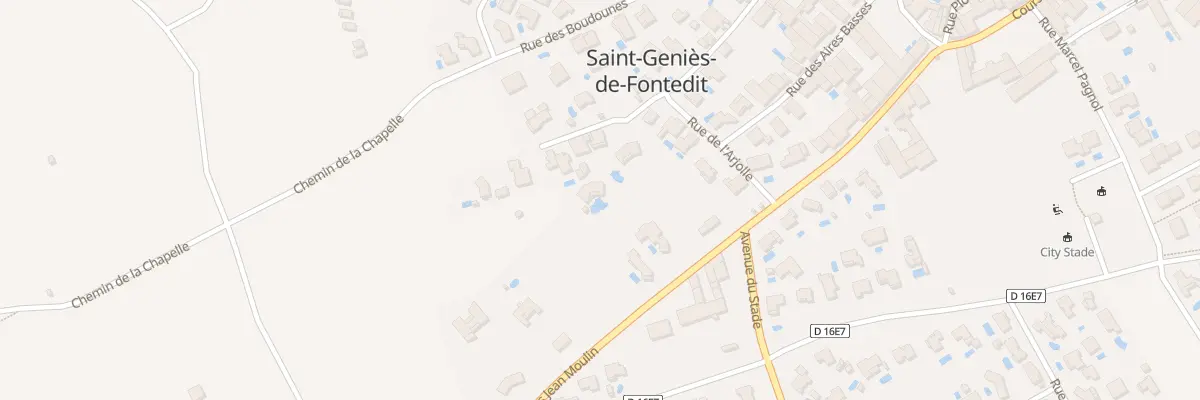 Plan du 9A Rue des Aires Hautes à Saint-Geniès-de-Fontedit