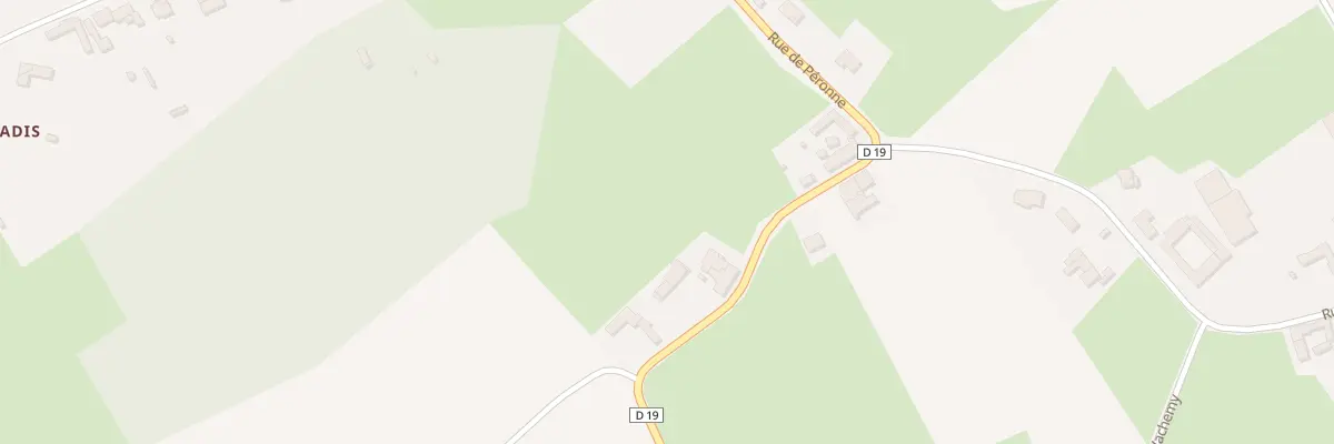 Plan du 133 Rue de Peronne à Templeuve-en-Pévèle