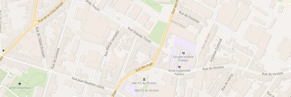 Plan du 5 Vc Catteau 199 Rue des Piats à Tourcoing