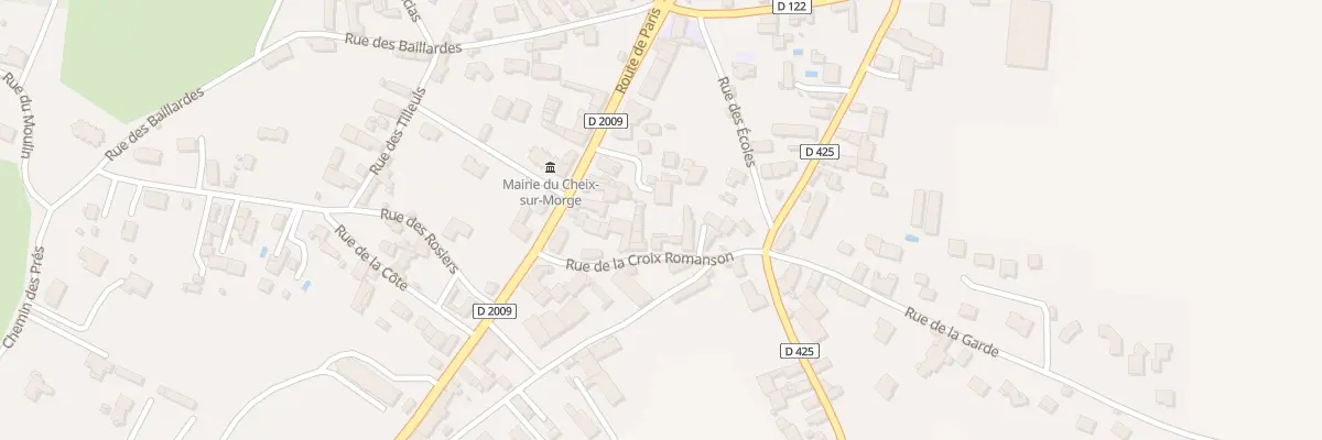 Plan du 9 Rue de la Croix Romanson au Cheix-sur-Morge