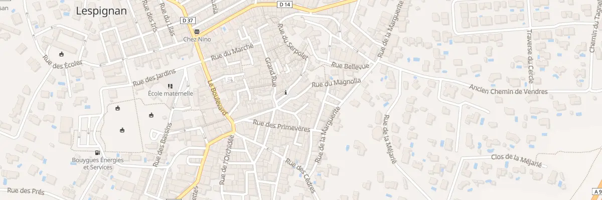 Plan du 10 Pl de la Mairie à Lespignan