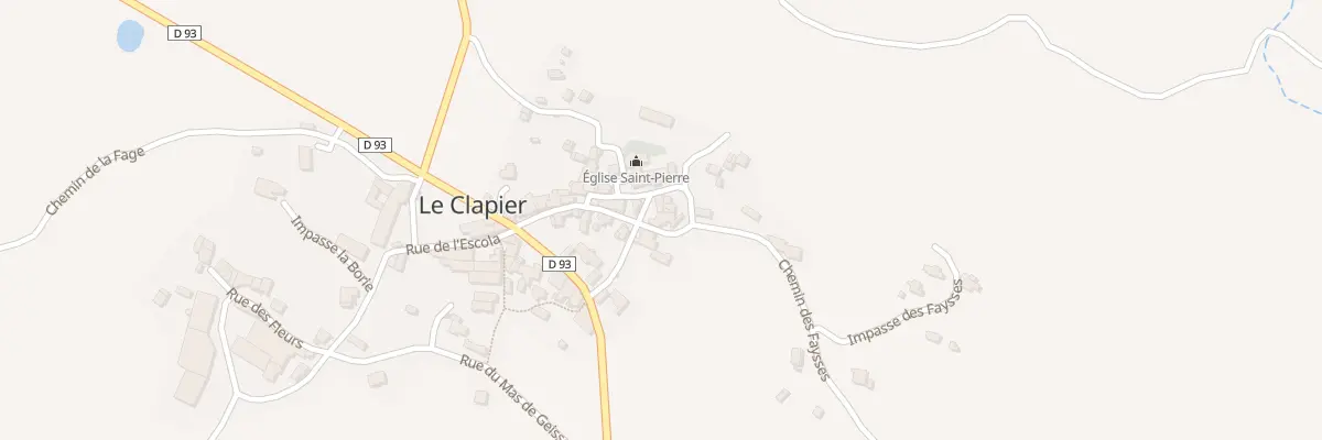 Plan du 5017 Le Clapier au Clapier