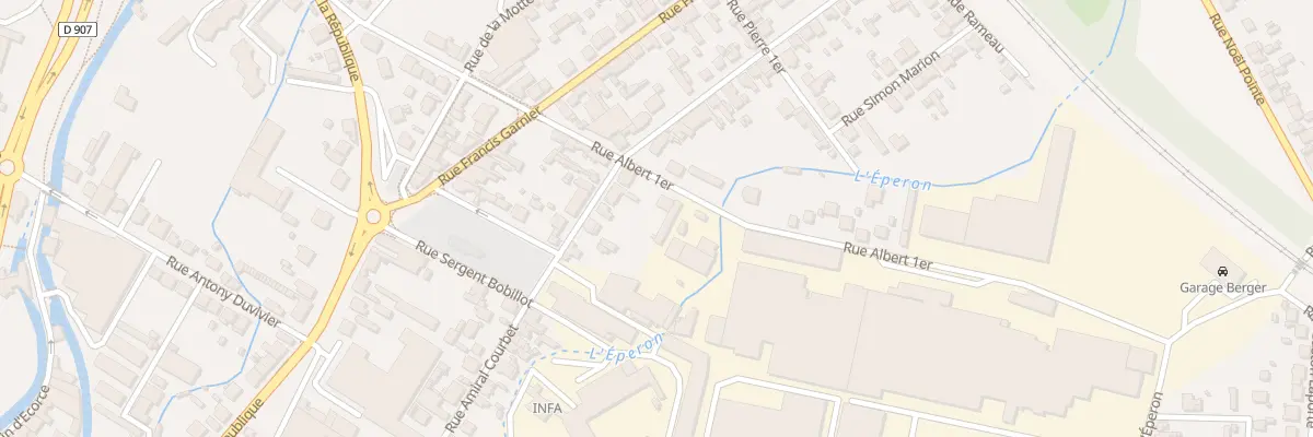 Plan du 1B Rue Albert 1er à Nevers