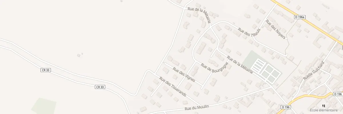 Plan du 6 Rue des Vignes à Villemanoche