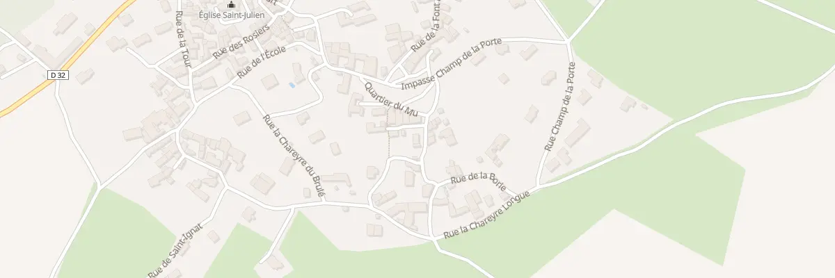 Plan du 10 Rue de la Croix des Mounies à Solignat