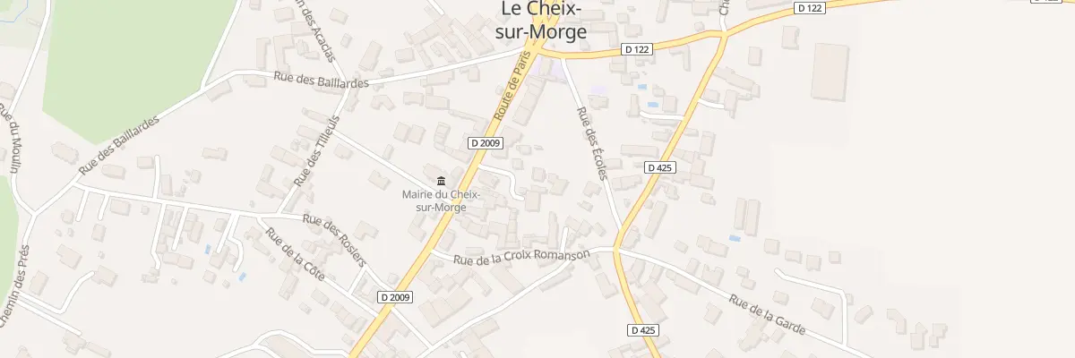 Plan du 3 Imp de la Poste au Cheix-sur-Morge