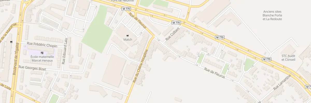 Plan du 366 Rue du Chêne Houpline à Tourcoing