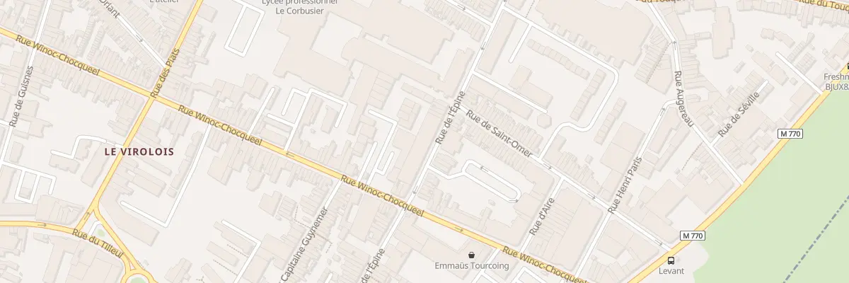 Plan du 81 Rue de l’Epine à Tourcoing