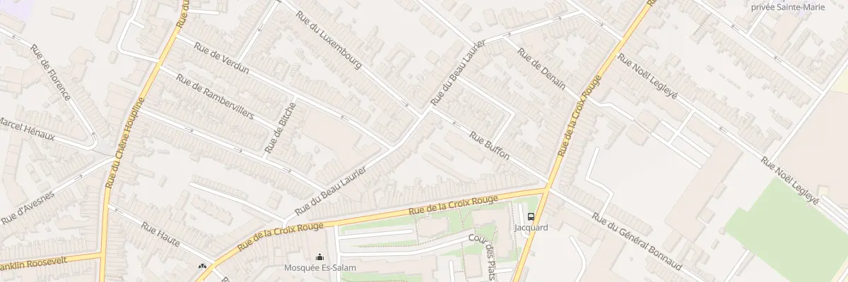 Plan du 50 Rue du Beau Laurier à Tourcoing