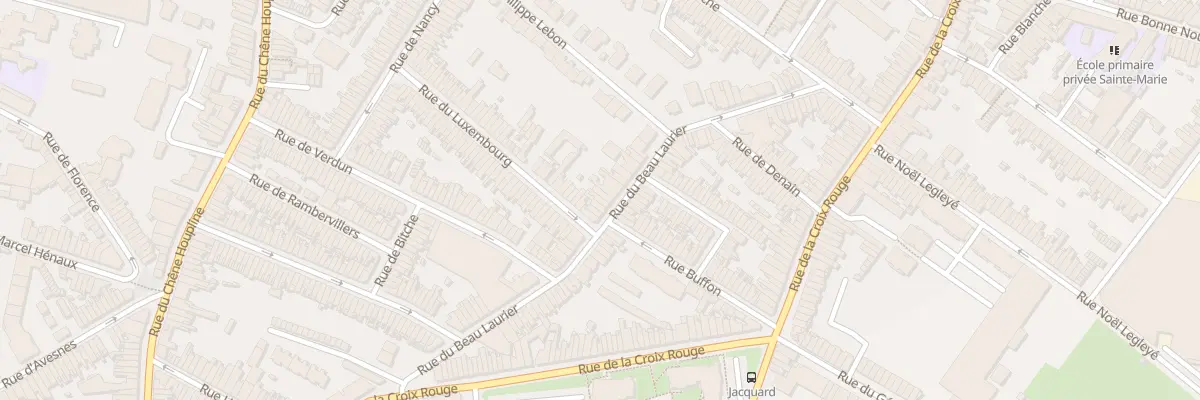 Plan du 65 Rue du Beau Laurier à Tourcoing