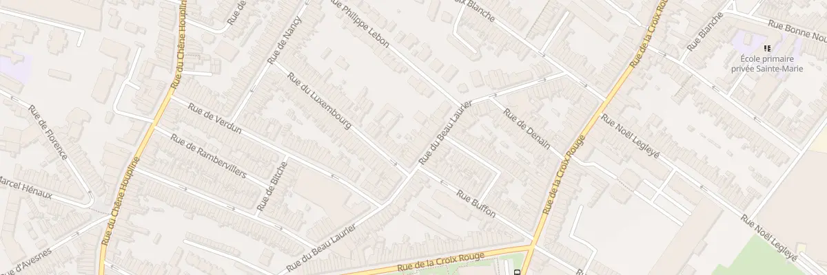 Plan du 69 Rue du Beau Laurier à Tourcoing