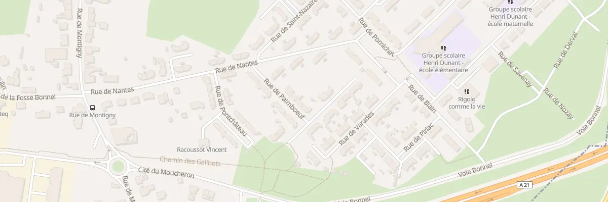Plan du 5 Rue de Paimboeuf à Lallaing