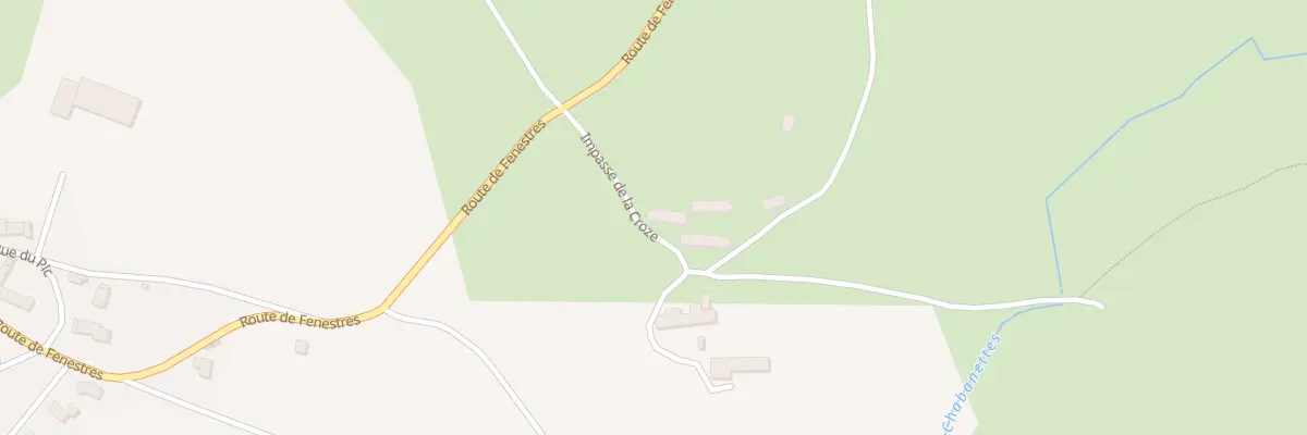 Plan du 5035 La Croze à Termes