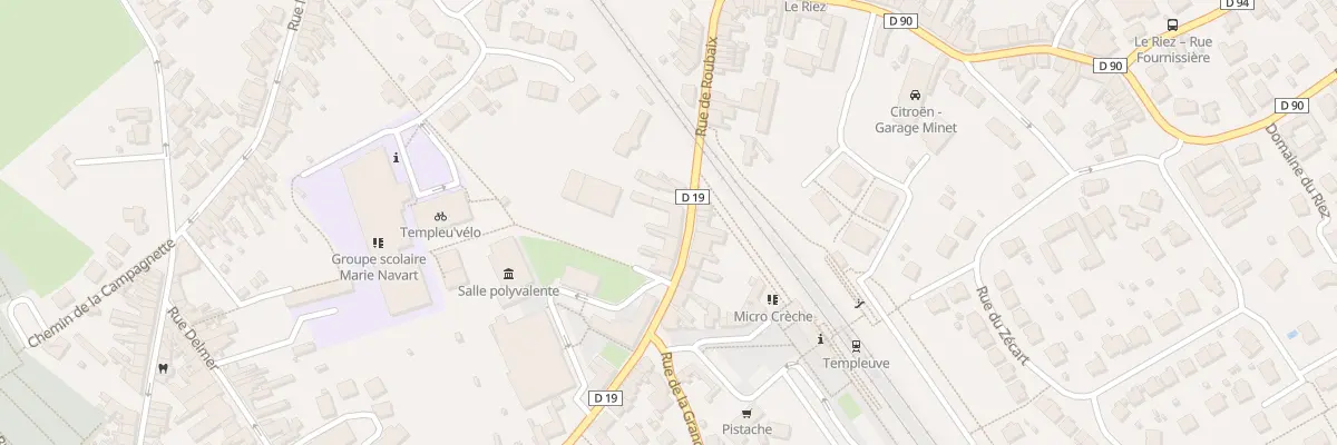 Plan du 83B Rue de Roubaix à Templeuve-en-Pévèle