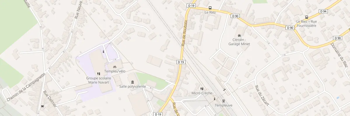 Plan du 85 Rue de Roubaix à Templeuve-en-Pévèle