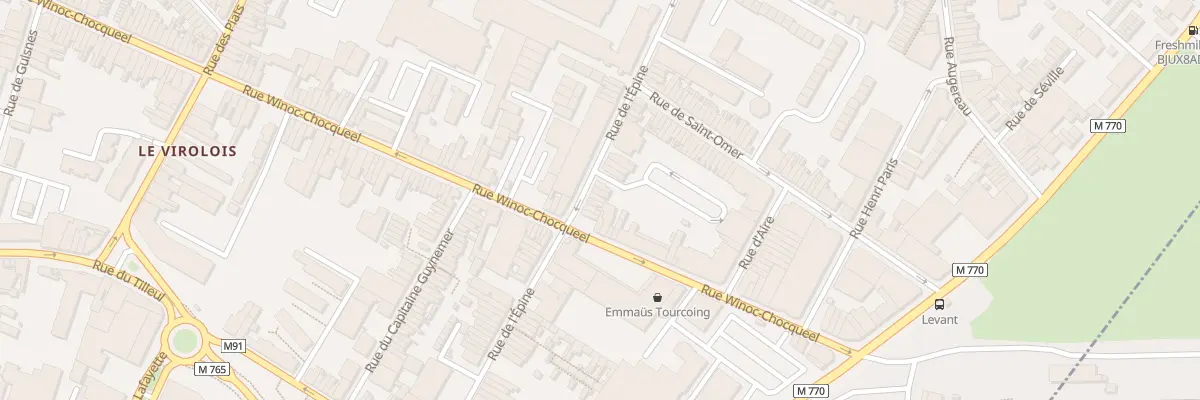 Plan du 58 Rue de l’Epine à Tourcoing