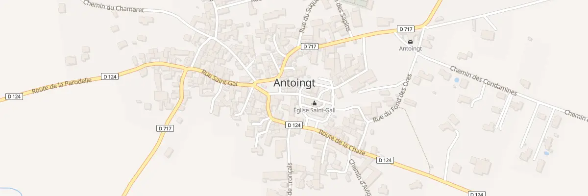 Plan du 9003 Pl de l’Église à Antoingt
