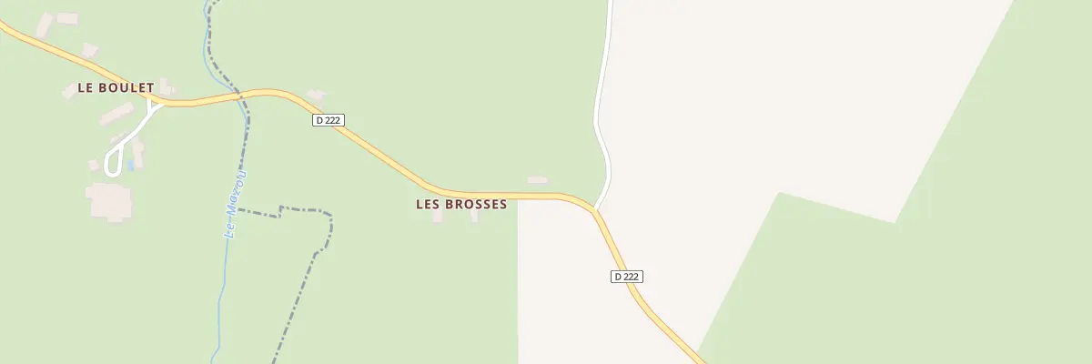 Plan du 128 Champ du Four à La Celle-sur-Nièvre