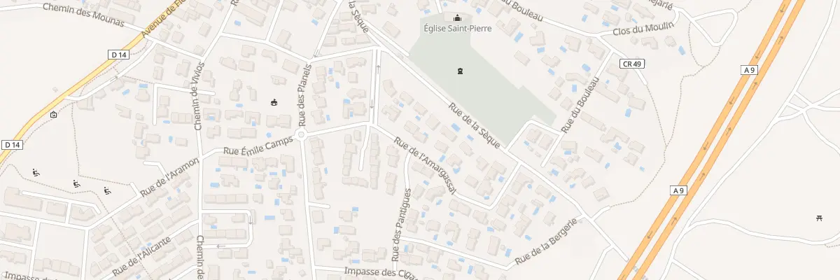 Plan du 11 Rue de l’Amargassal à Lespignan