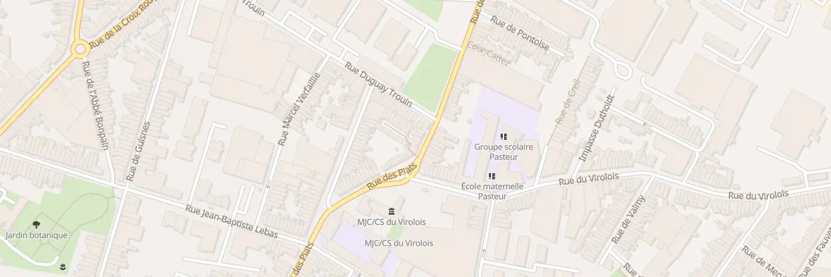 Plan du 203 Rue des Piats à Tourcoing