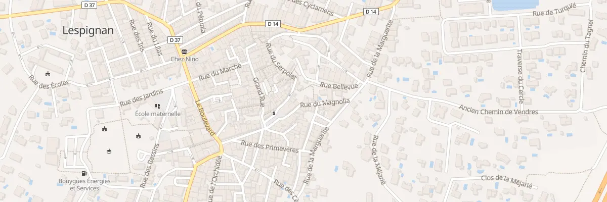 Plan du 1 Rue du Magnolia à Lespignan