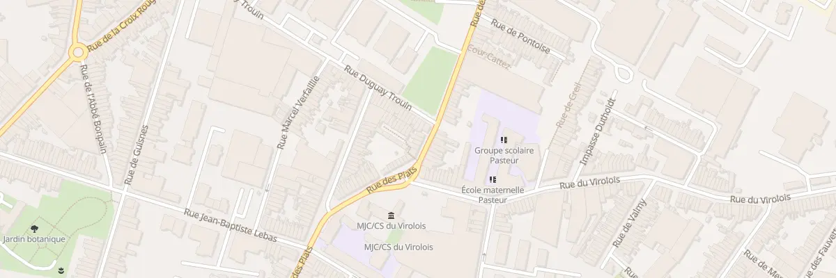 Plan du 205 Rue des Piats à Tourcoing