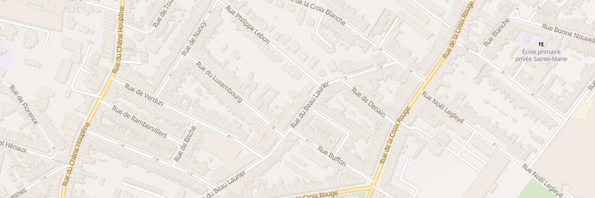 Plan du 75 Rue du Beau Laurier à Tourcoing