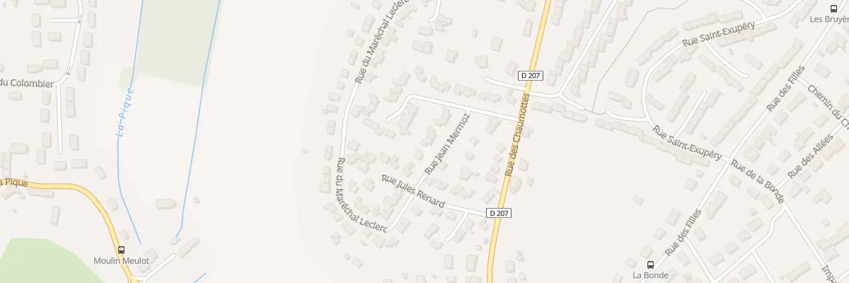 Plan du 8 Rue Jean Mermoz à Coulanges-lès-Nevers