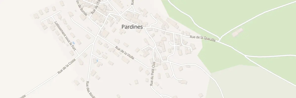 Plan du 16 Rue du Petit Clos à Pardines