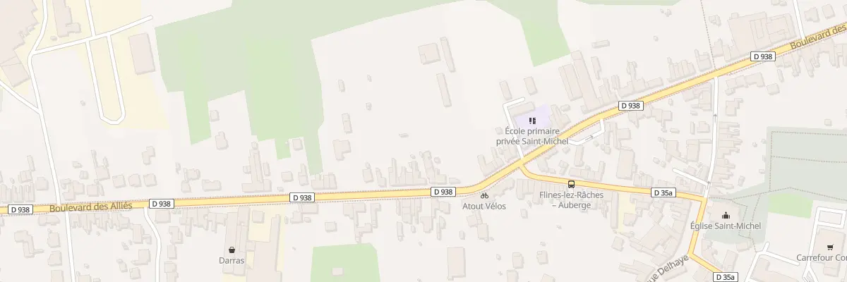 Plan du 145 Bd des Allies à Flines-lez-Raches