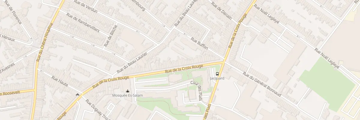 Plan du 151 Rue de la Croix Rouge à Tourcoing