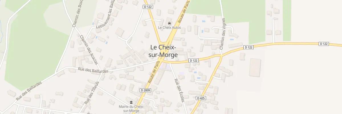 Plan du 1 Rue de la Fontaine au Cheix-sur-Morge