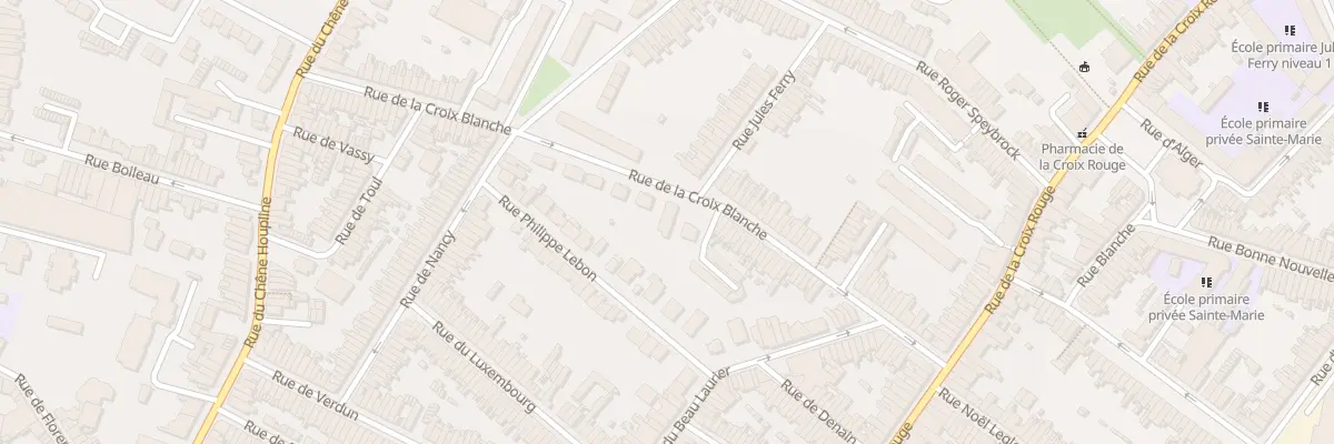 Plan du 98 Rue de la Croix Blanche à Tourcoing