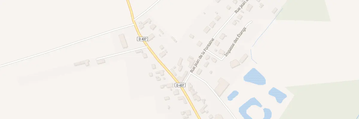 Plan du 1 Rue Jean de la Fontaine à Abbécourt