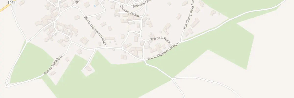 Plan du 13 Rue de la Croix des Mounies à Solignat