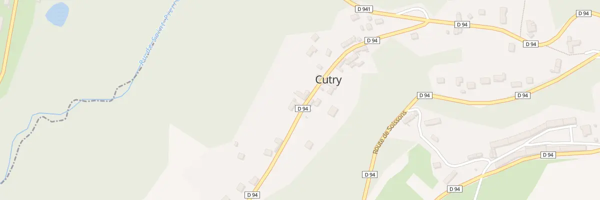 Plan du 13 Rte de Coeuvres à Cutry