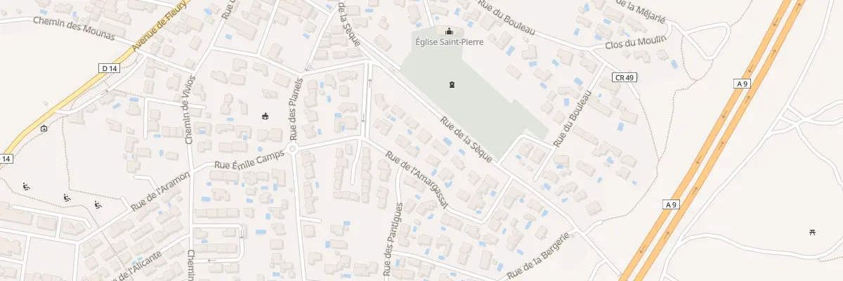 Plan du 13 Rue de l’Amargassal à Lespignan