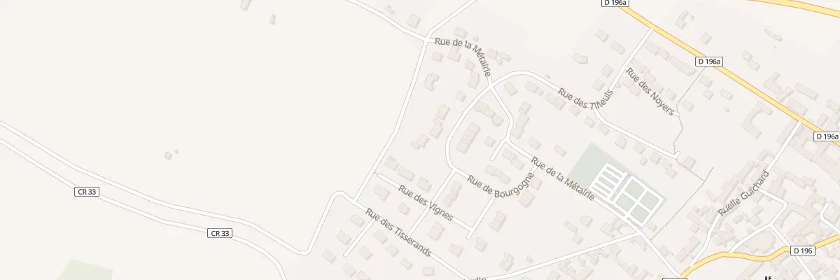 Plan du 8 Rue de Bourgogne à Villemanoche